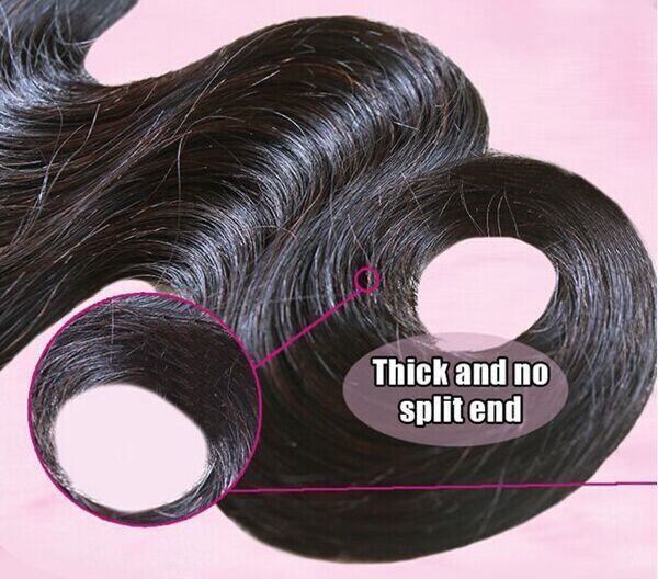 6A Grade Brazilian Virgin Unprocessed Loose Wave 100% Real Human Hair Extension