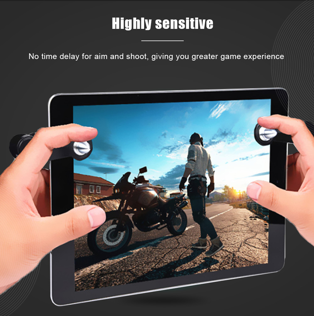 Tablet Game Controller Shooting and Trigger Fire Buttons L1R1 Mobile for iPad